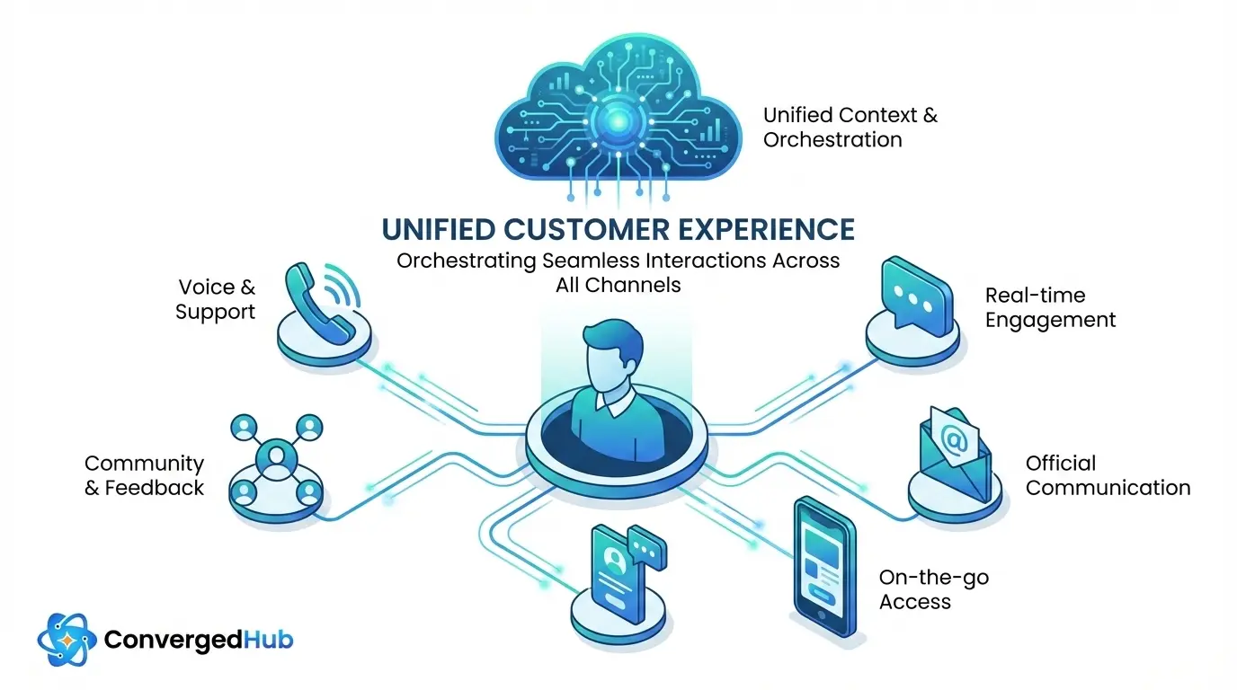 Omnichannel AI CX: Seamless, Intelligent Experiences Everywhere 1 omnichannel-ai-cx-customer-journey-visual-a